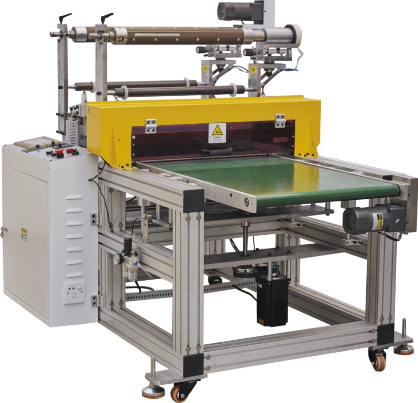 Slide cutting machine for heat-conducting silica gel production line